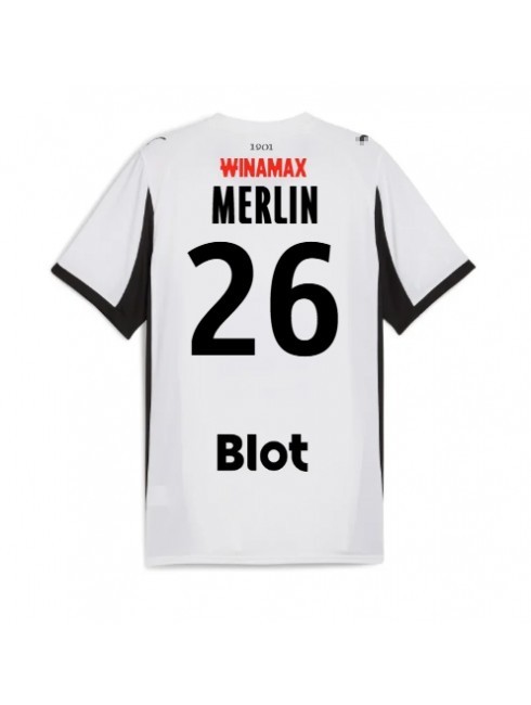 Stade Rennais Quentin Merlin #26 Auswärtstrikot 2025-26 Kurzarm Stade Rennais Quentin Merlin #26 Auswärtstrikot 2025-26 Kurzarm